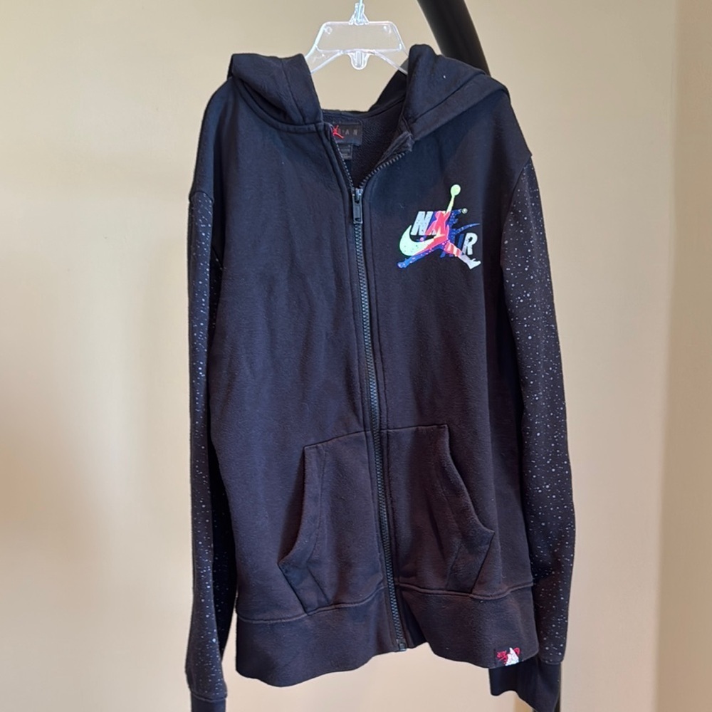 Jordan Black Hoodie Sweatshirt Casual